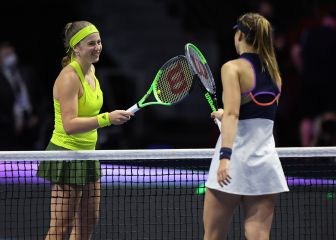 Badosa se despide tras caer ante Ostapenko en su debut