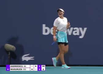 Cuando metes tal puntazo que no te lo crees ni tú: miren la que le colaron a Muguruza