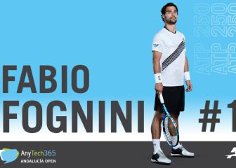 Fabio Fognini, 17º del mundo, jugará el Andalucía Open