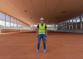 Nadal visita la ampliación de la Academia antes de Montecarlo