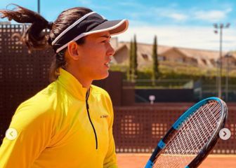 Garbiñe Muguruza ya entrena para el Mutua Madrid Open