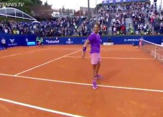 La épica reacción de Rafael Nadal al vencer a Tsitsipas; sacó todo el estrés