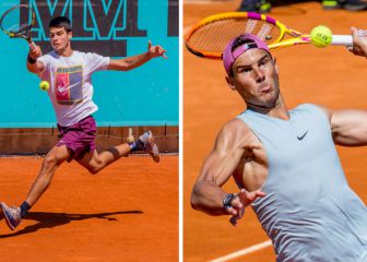 Alcaraz prepara con Medvedev su partido contra Nadal