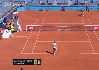 Davidovich, descontrolado: miren cómo saca y lo que hace después ante el 3 del mundo