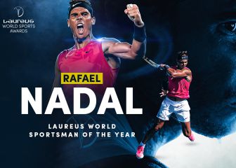 Nadal recibe el Laureus al mejor deportista masculino de 2020