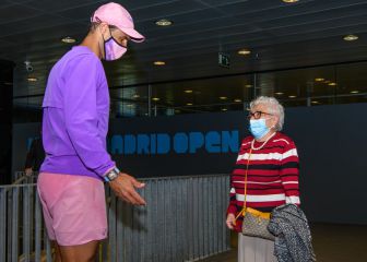 Nadal hace feliz a Manuela, una anciana con Alzheimer