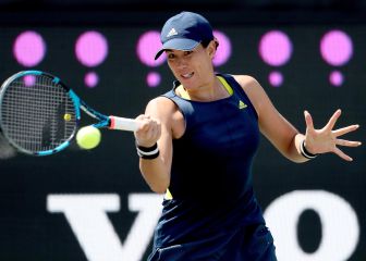 Muguruza, por la vía rápida