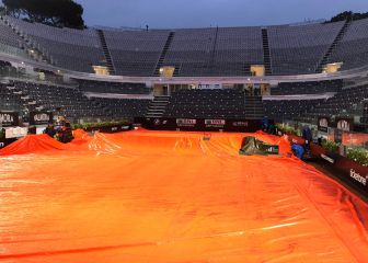 Djokovic-Tsitsipas, aplazado por la lluvia como el resto del día