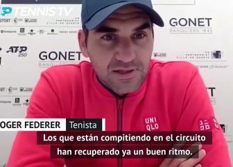 Federer, despreocupado por alcanzar el nivel de Nadal o Djokovic