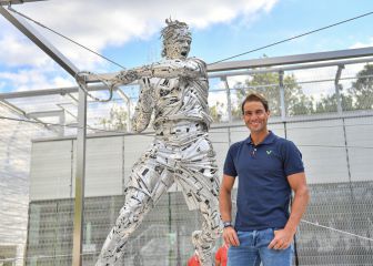 Roland Garros honra a Nadal con una estatua en la entrada