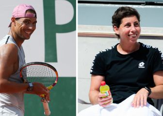 Nadal, a Carla Suárez: 