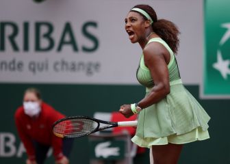 Serena Williams demuestra que va a por todas en París