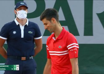 No es habitual ver a Nadal golpes así, pero este le salió de mención de honor: la cara de Djokovic...