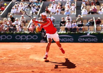 Djokovic y el baño: 