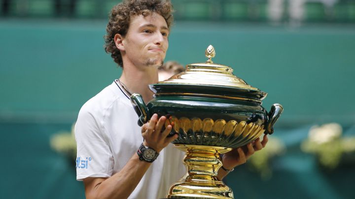 Ugo Humbert in Halle.