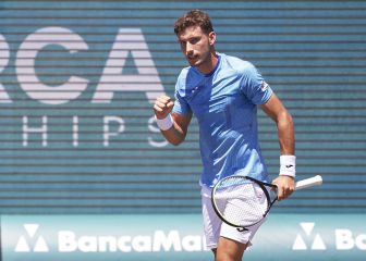 Carreño debuta en hierba con triunfo; Bautista se reencuentra