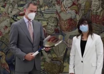 Ane Mintegi visita al Rey en Zarzuela