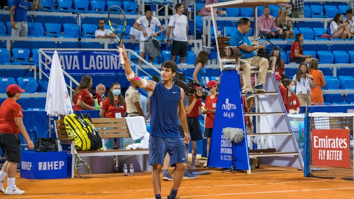 Alcaraz escala hasta el puesto 55 del ranking ATP