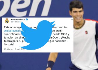 El 'tweet' del Madrid para felicitar a Alcaraz que no ha sentado bien a muchos fans