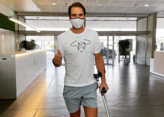 Nadal, con muletas, es duda para el inicio del curso 2022