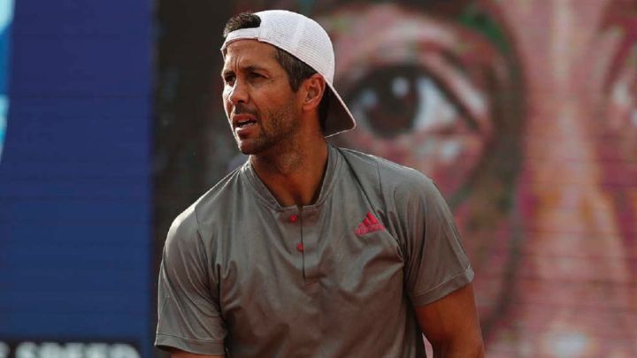 Fernando Verdasco at the Serbia Open during the month of May 2021.