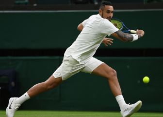 Kyrgios recurre a un método de Nadal para tratar su lesión de rodilla