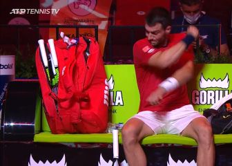 Martínez encaja un correctivo de Cilic, dos veces campeón