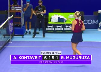 Muguruza cae ante Kontaveit: la derrota más rápida de su carrera