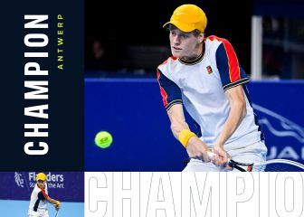 Sinner arrolla a Schwartzman, otra vez derrotado en Amberes