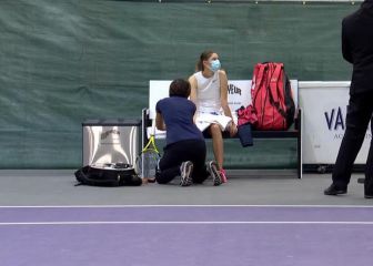 Cristina Bucsa se retira en primera ronda de Courmayeur