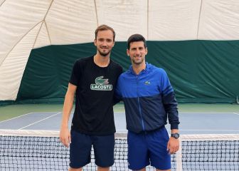 Djokovic y Medvedev, uno y dos del mundo, cara a cara