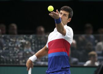 Djokovic suda en su retorno