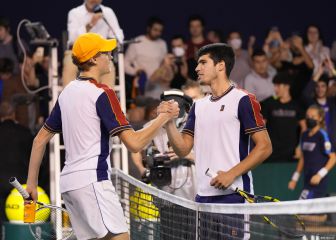 Sinner se rinde ante Alcaraz