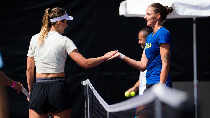 Badosa and Muguruza, prepared before the Guadalajara draw