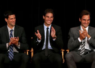Las cifras de la pugna de Nadal, Djokovic y Federer por ser el mejor de la historia