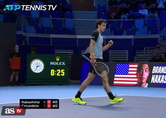 Debut con derrota de Cerúndolo ante Nakashima