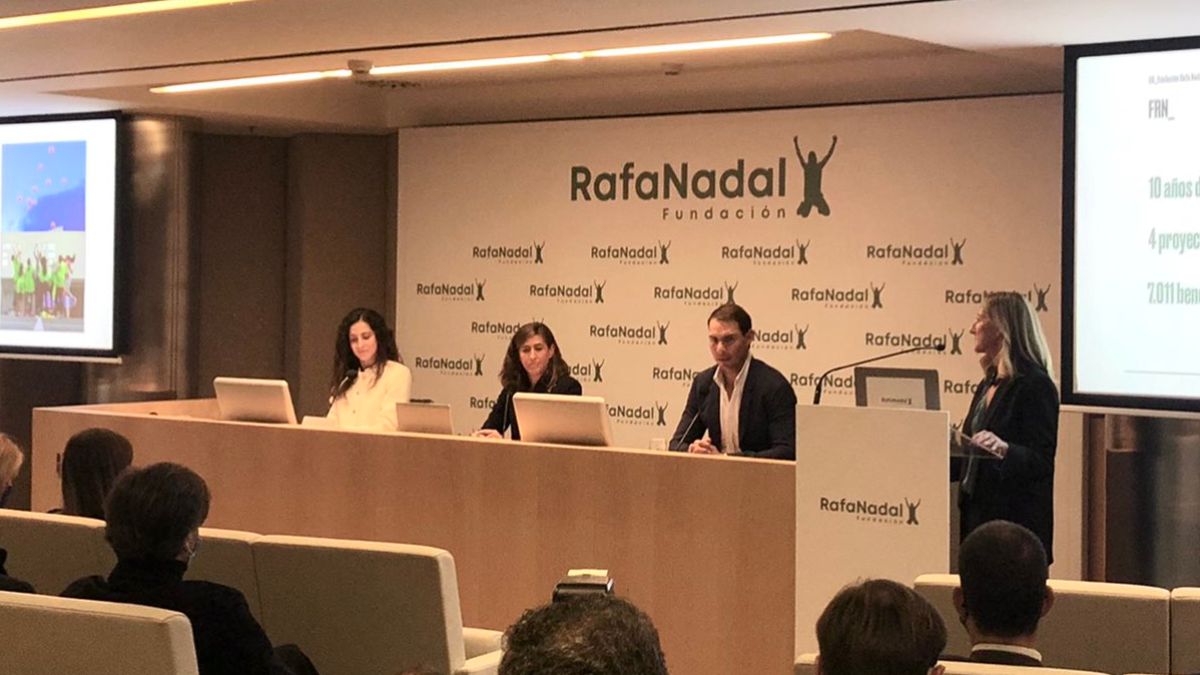 Nadal: “We create opportunities with sports and education”
