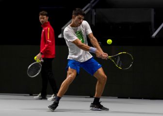 España ya calienta para la Davis en el Madrid Arena