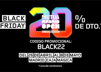El Black Friday llega al Mutua Madrid Open 2022