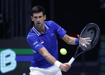Djokovic cae en el dobles y Serbia se complica la vida
