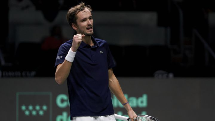 Daniil Medvedev in Madrid.