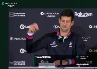 La reacción de Djokovic tras su respuesta en español sobre Peng