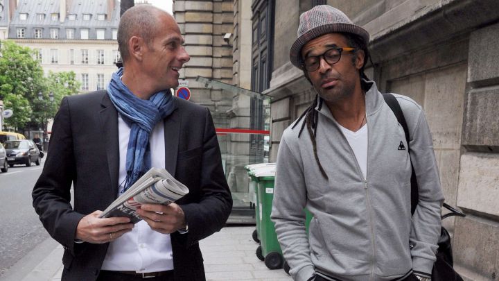 Yannick Noah and Guy Forget, in a file image.