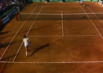 El golpe que inventó Santana y es de los más bellos del tenis