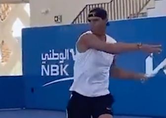 Rafa Nadal está de vuelta: ya entrena al máximo nivel en su academia en Kuwait