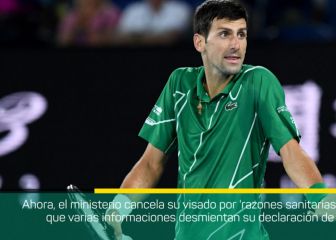 El gobierno australiano cancela el visado de Djokovic
