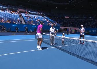 Seguramente Nadal nunca se ha visto en una de estas: atentos a la escena con la niña