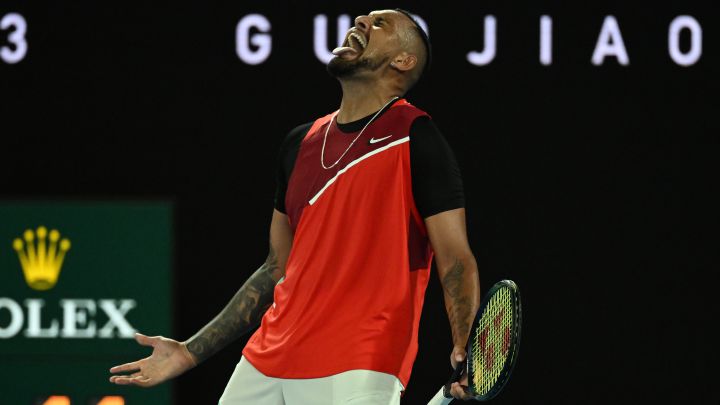 Las reacciones de Nick Kyrgios en su derrota contra Daniil Medvédev