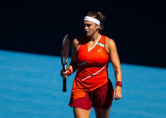 Sabalenka vuelve a sufrir y Cornet sigue en una nube