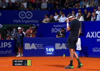 Parte el alma: la escena de Del Potro antes de su último saque como profesional